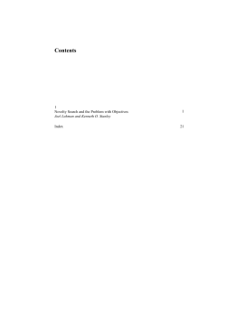 Novelty Search and the Problem with Objectives