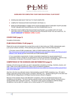 Program in Liberal Medical Education