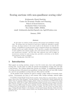 Scoring auctions with non-quasilinear scoring rules∗