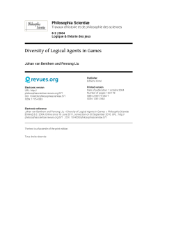 Diversity of Logical Agents in Games