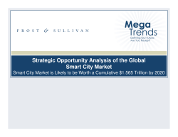 Strategic Opportunity Analysis of the Global Smart City Market