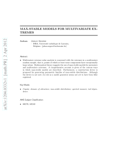 Max-stable models for multivariate extremes