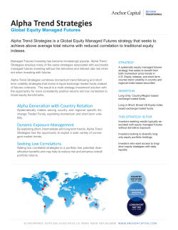 Alpha Trend Strategies