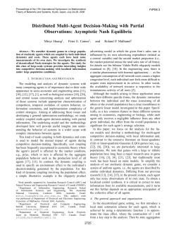 Distributed Multi-Agent Decision-Making with Partial Observations