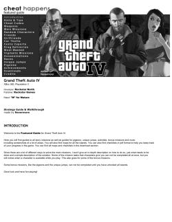 Grand Theft Auto IV - Featured Guide