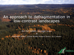 An approach to defragmentation in low