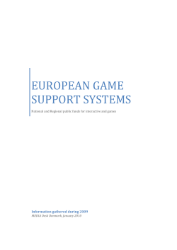 EUROPEAN GAME SUPPORT SYSTEMS