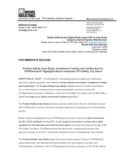 Open the &ldquo;Product Safety Case Study&rdquo;