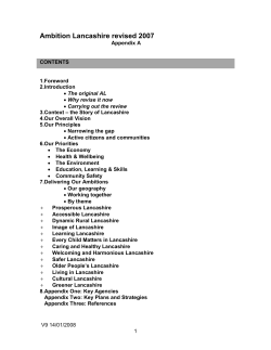Ambition Lancashire revised 2007