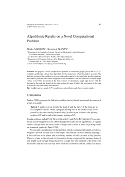Algorithmic Results on a Novel Computational Problem
