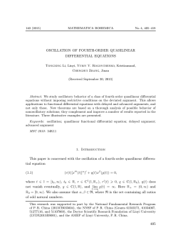 OSCILLATION OF FOURTH-ORDER QUASILINEAR