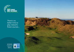 There`s no better time to play Ireland`s finest courses