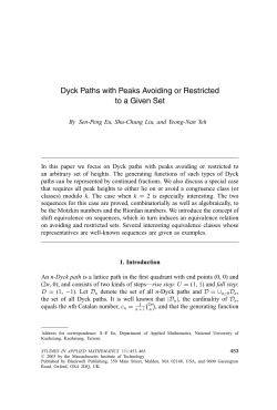 Dyck Paths with Peaks Avoiding or Restricted to a Given Set