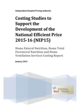 TPN - Independent Hospital Pricing Authority