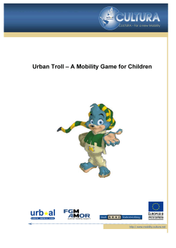 Urban Troll ± A Mobility Game for Children