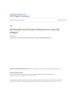 Ito formula and Girsanov theorem on a new Ito integral