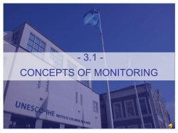3.1. concepts of monitoring