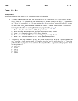 ExamView - Chapter 10 Review MC 2014.tst