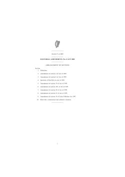 ACT 2009 - Irish Statute Book