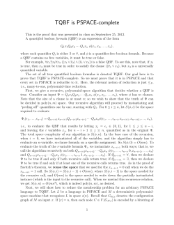 TQBF is PSPACE-complete