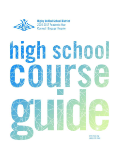 High School Course Guide 2016-17