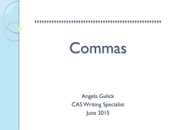 Commas