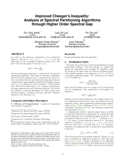 Improved Cheeger`s inequality: analysis of spectral partitioning