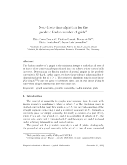 Near-linear-time algorithm for the geodetic Radon number of grids