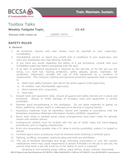 General Safety Rules