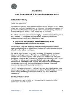 Plan to Win - Alaris Advisers, LLC