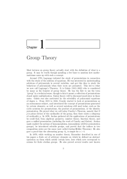 Group Theory