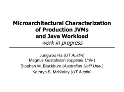 Microarchitectural Characterization of Production