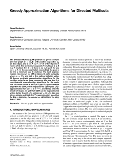 Greedy approximation algorithms for directed multicuts - IME-USP