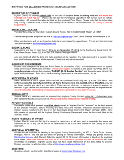 INVITATION FOR SEALED BID PACKET #42