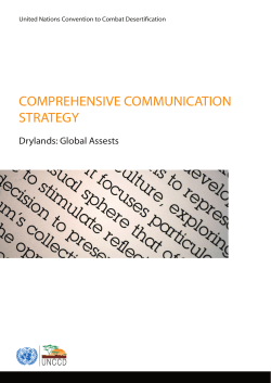 Comprehensive CommuniCAtion strAteGy
