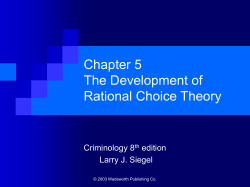 Rational Choice Theory