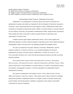 Mathematical Economics