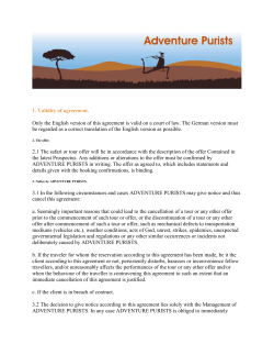 Terms and Conditions