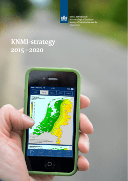 KNMI-strategy 2015