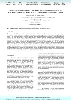 modeling the conditional probability of the occurrences of future