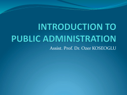 Public Administration