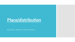 Place/distribution - aishscbusinessstudies