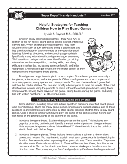 Helpful Strategies for Teaching Children How to Play Board Games