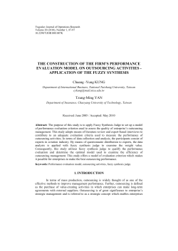 the construction of the firm`s performance evaluation model on