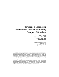 Chapter 1 - New England Complex Systems Institute