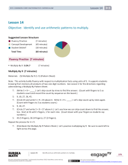 Grade 3 Mathematics Module 3, Topic D, Lesson 14