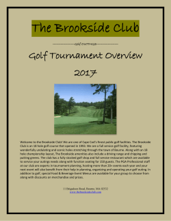 Brookside Outing Packet