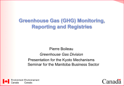 GHG Reporting - International Institute for Sustainable Development