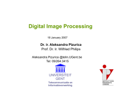 Compressietechnieken*voor*beelden - TELIN