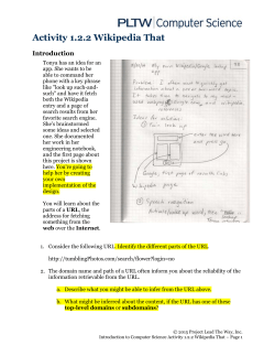 Activity 1.2.2 Wikipedia That